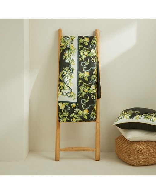 Imagen 0 de Manta decorativa seda Limoni Dark Roberto Cavalli