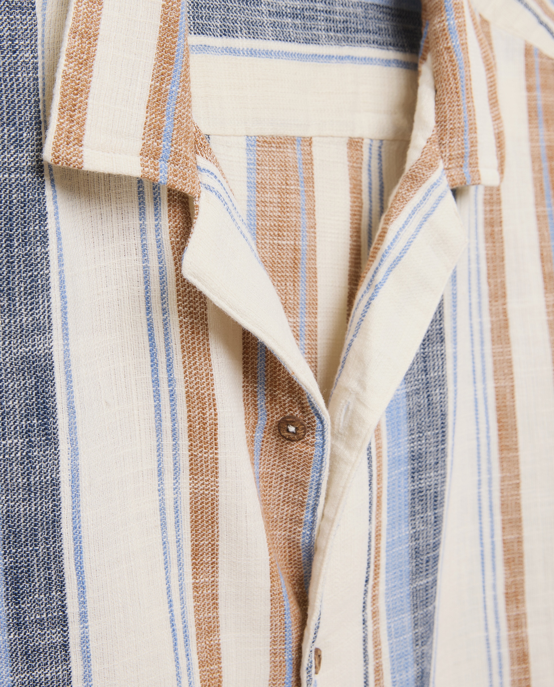 Camisa de Manga Curta Azul-5