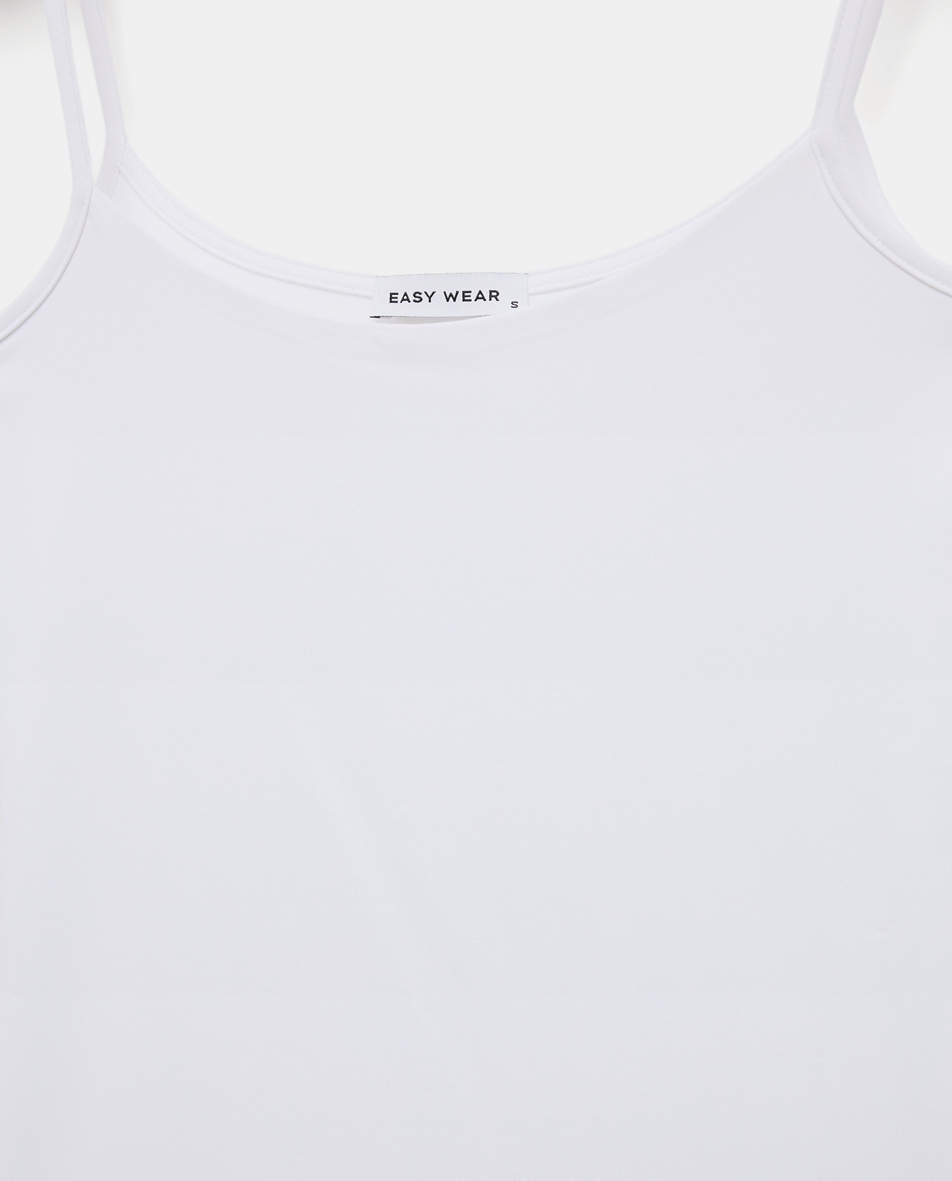 Camiseta lisa sin mangas de mujer - Easy Wear - Blanco Blanco-6