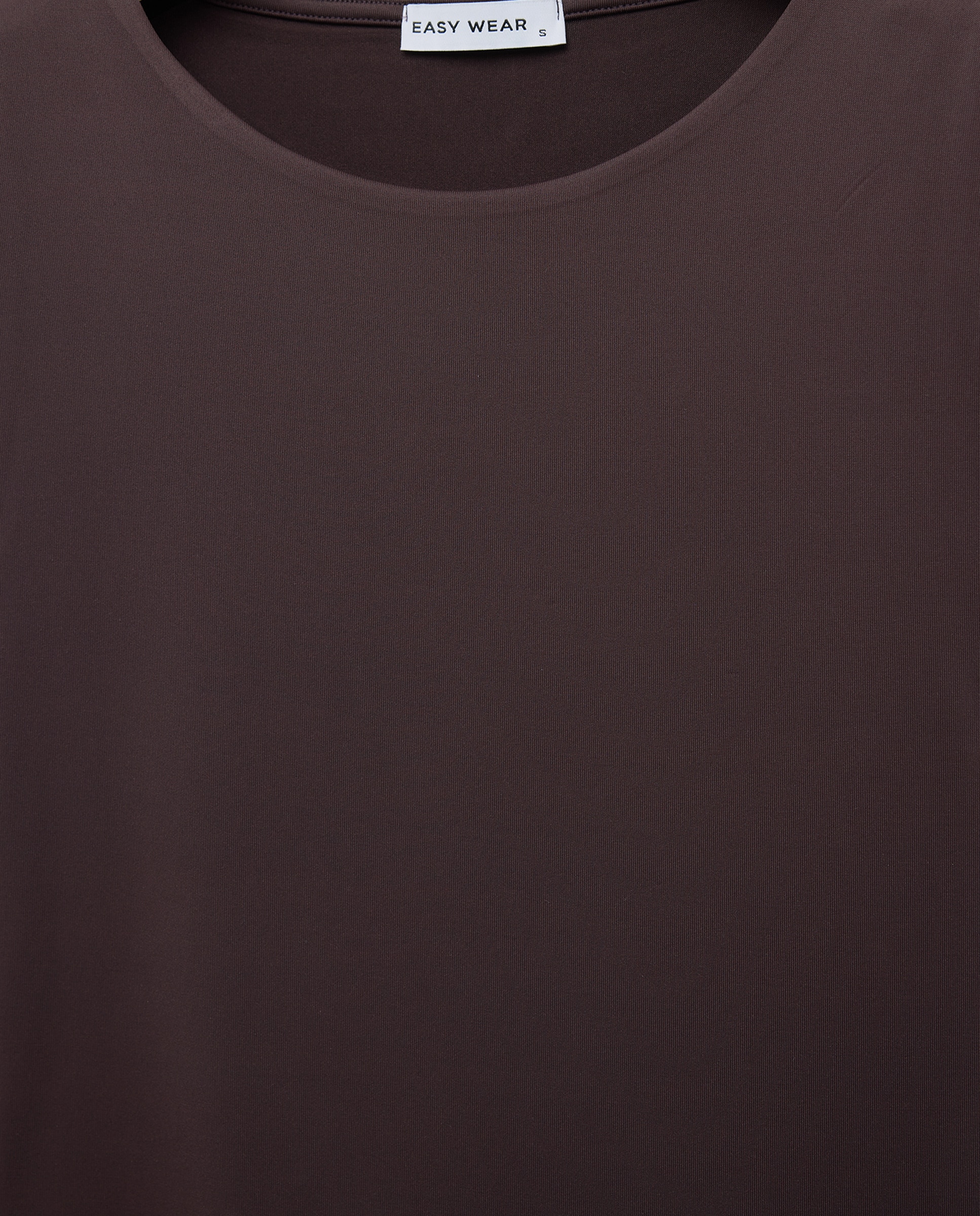 T-shirt Lisa sem Mangas Castanho-5