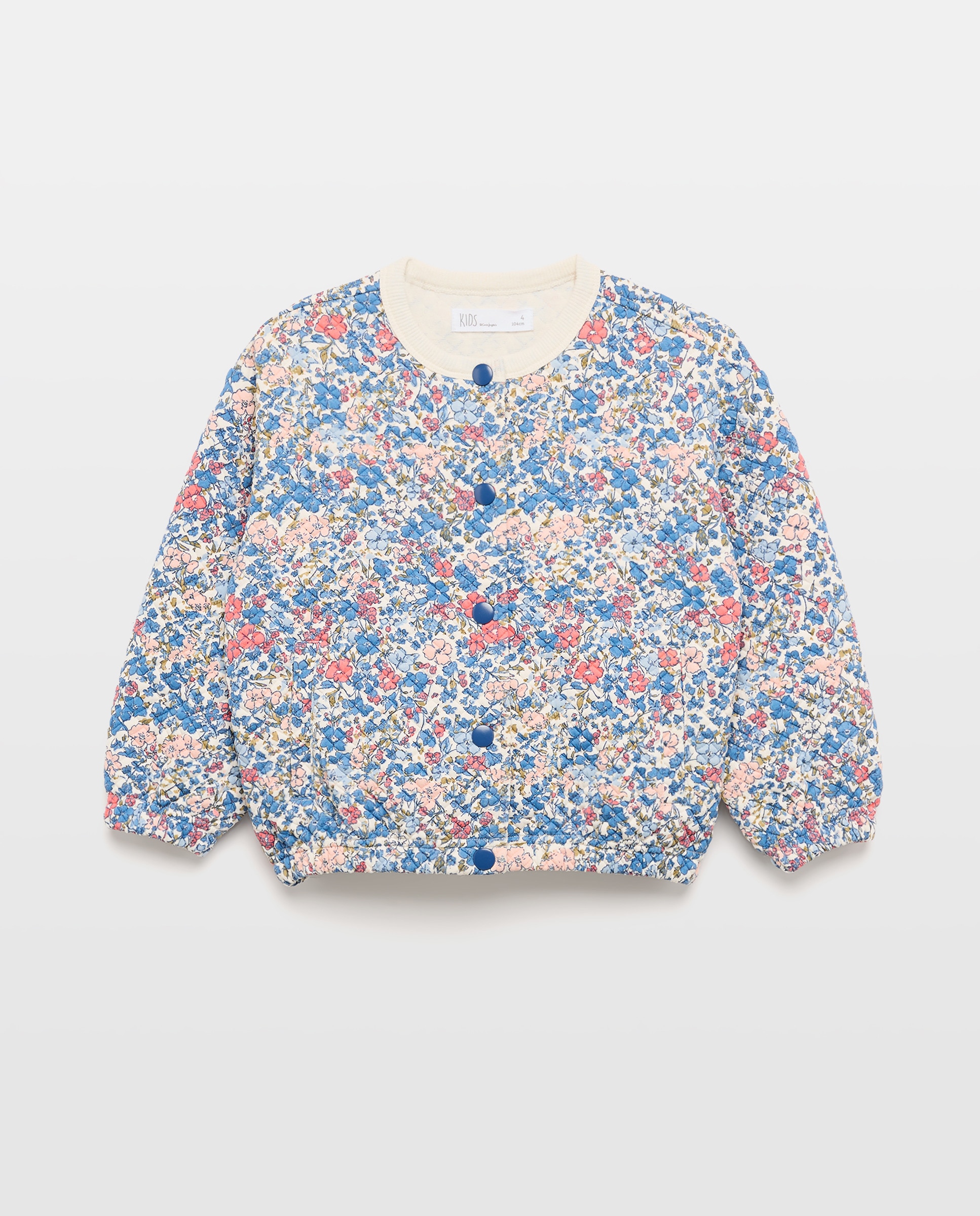 Sweatshirt Tipo Blusão Bomber Acolchoado Branco-5