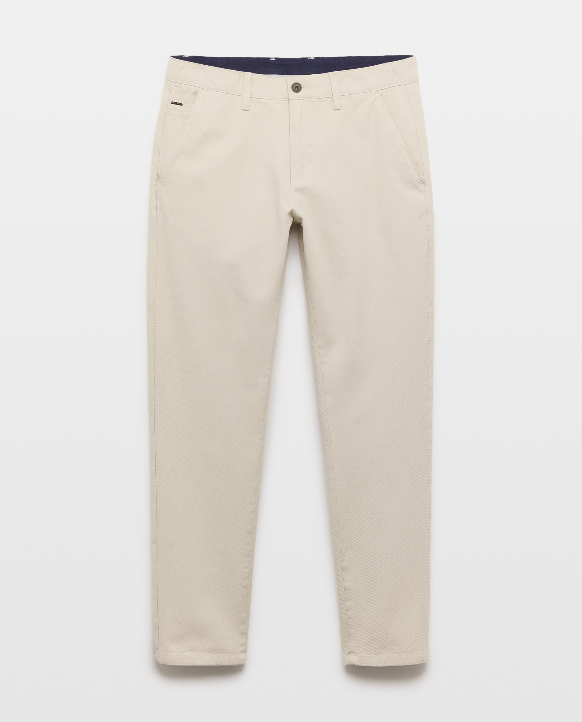 Calças Chino Slim Bi-Stretch Gelo-4