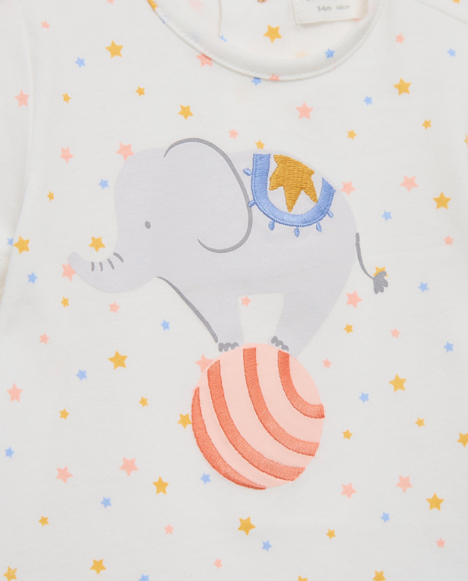 Babygrow de Bebé Cotton Juice Branco-3