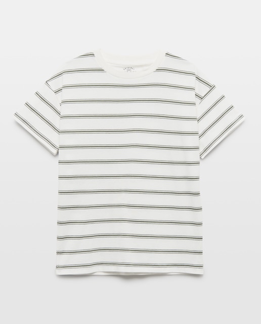 Imagen 0 de Camiseta de niño rayas manga corta