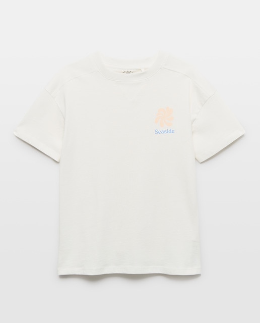 Imagen 0 de Camiseta de niño estampado fluor manga corta