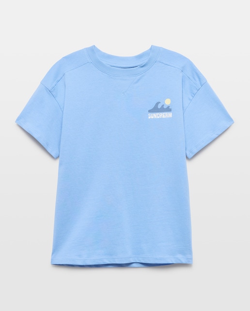 Imagen 0 de Camiseta de niño estampado fluor manga corta