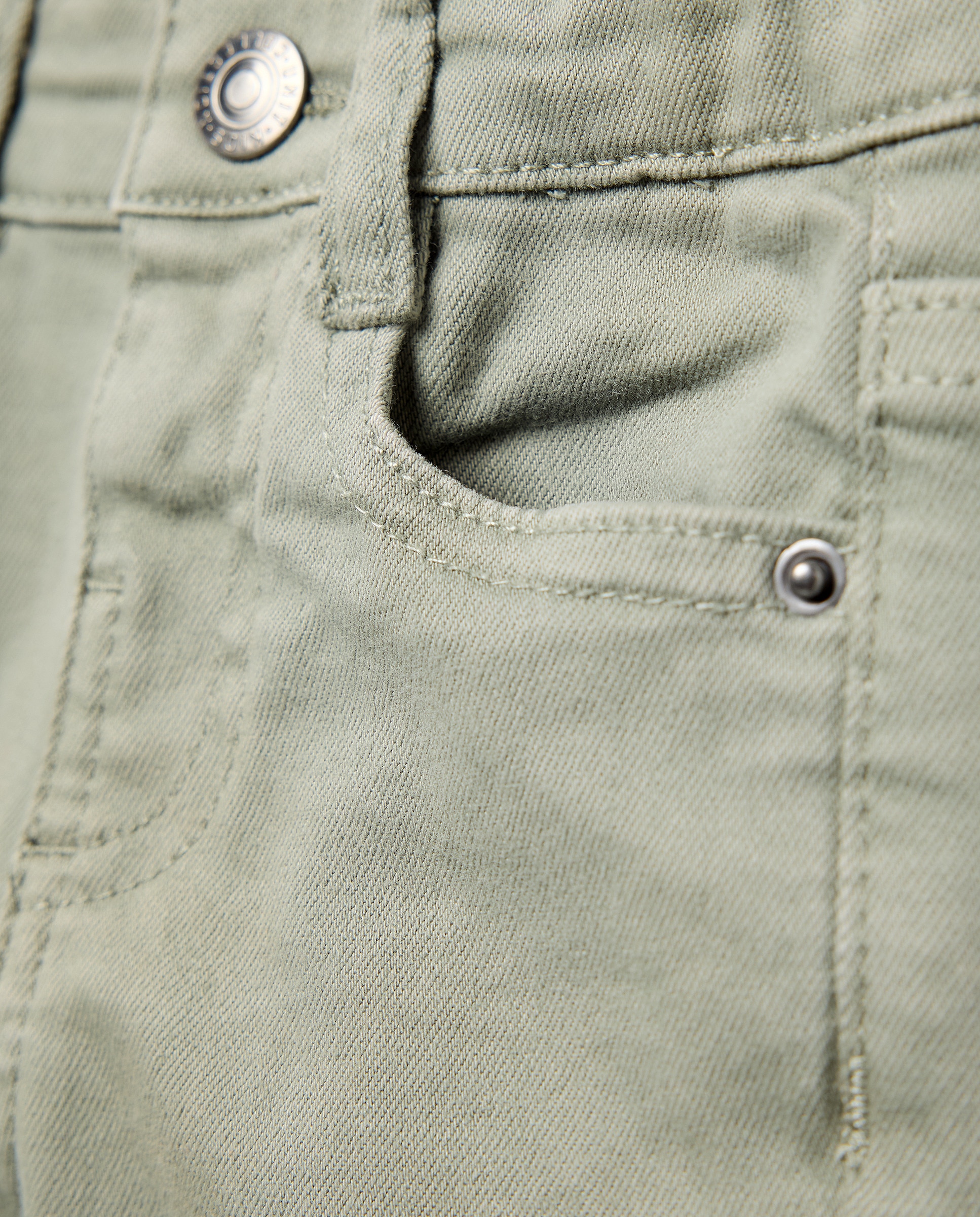 Pantalón de bebé denim color 5 bolsillos 520 Kaki-3