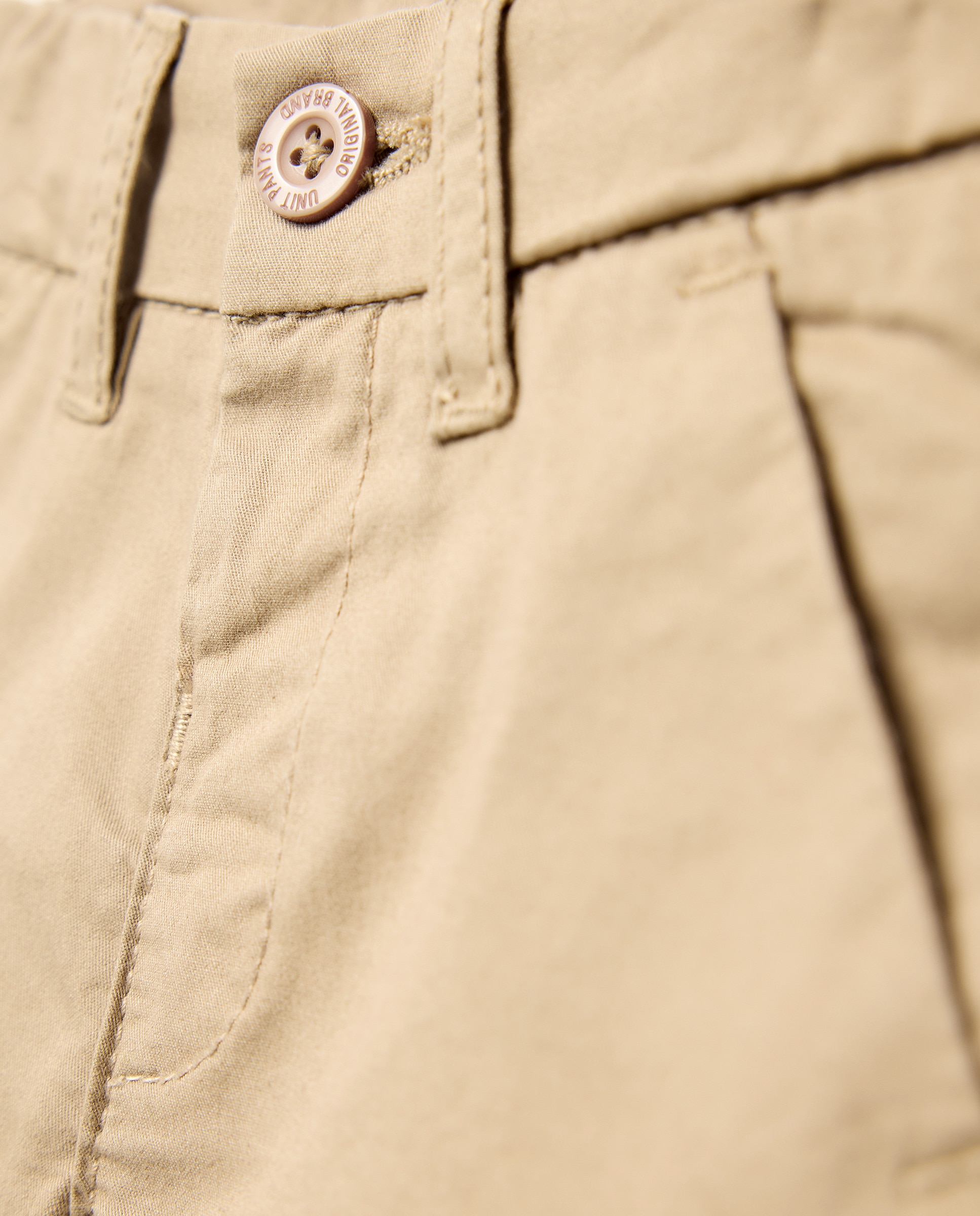 Bermuda de bebé chino Beige-3