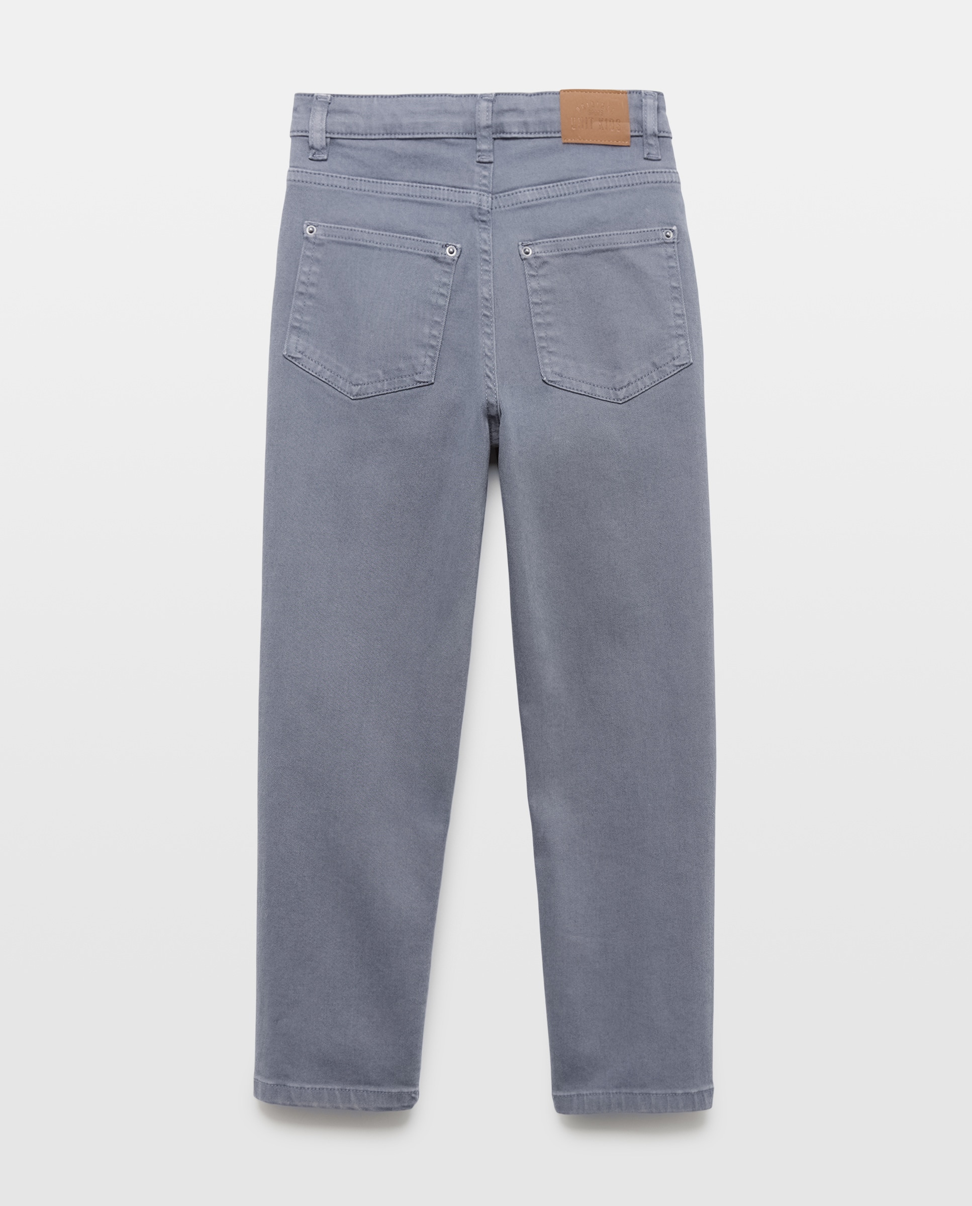 Pantalón de niño denim color 5 bolsillos Azul marino-2