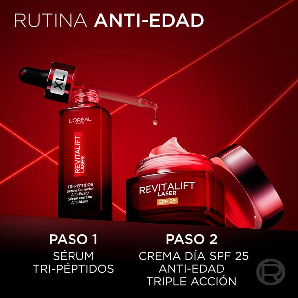 Kulturbeutel Anti-Falten-Routine mit Tri-Peptid-Serum + Tagescreme Laser