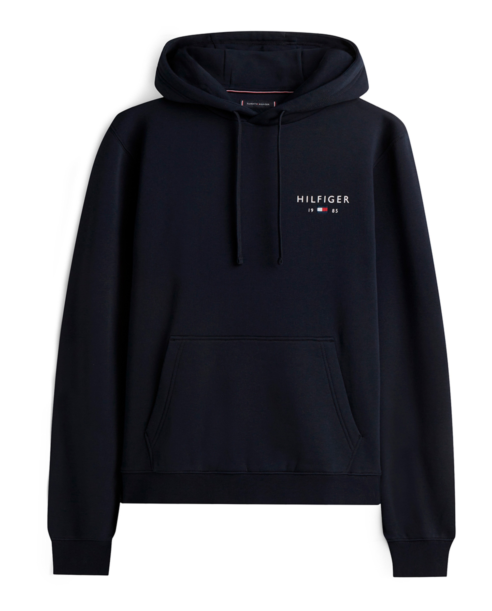 Sweatshirt com Capuz e sem Fecho de Correr Tamanhos Grandes Azul-marinho-1