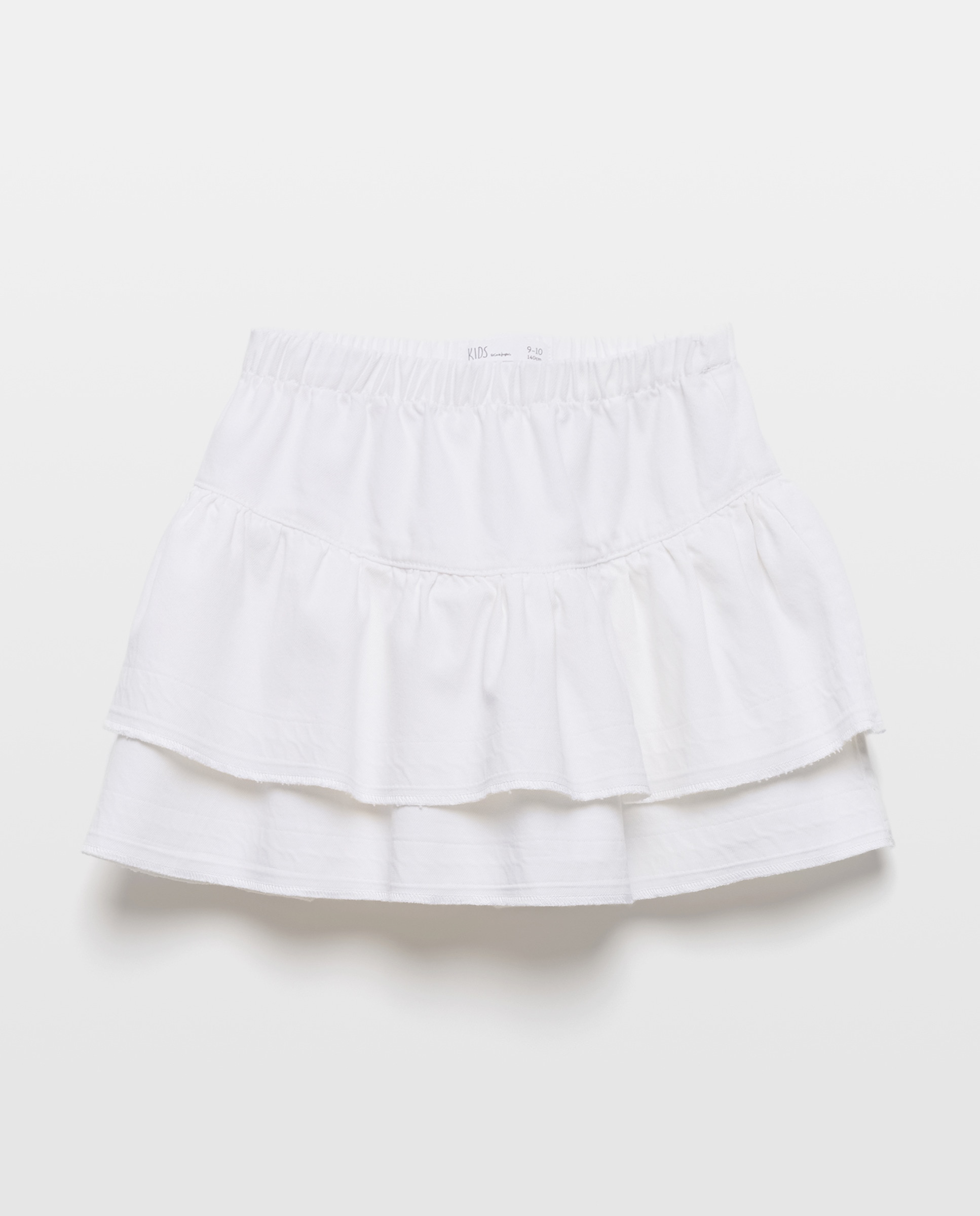 Saia de Ganga com Parte Superior e Folho Kids El Corte Inglés Branco-marfim-5