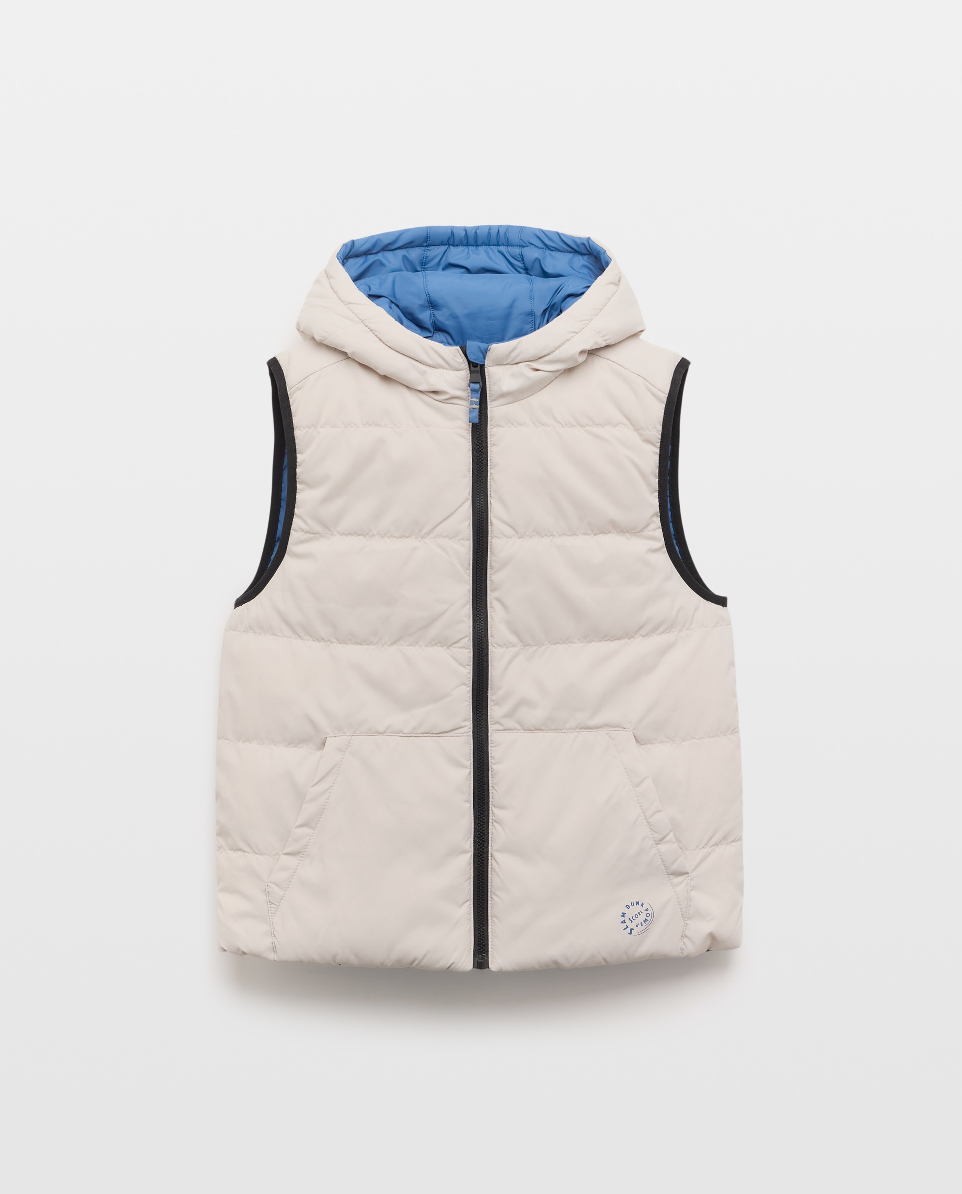 Colete Reversível com Capuz Multicolor-5