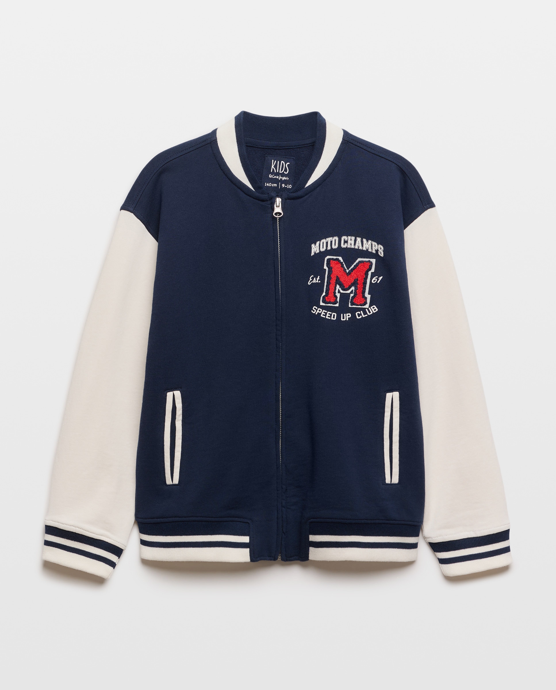 Sweatshirt Aberta Tipo Blusão Bomber com Estampado de Fantasia Kids El Corte Inglés Multicolor-5
