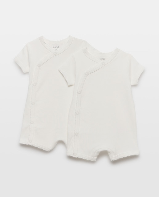 Imagen 0 de Pack 2  pijamas de bebé manga corta cruzado