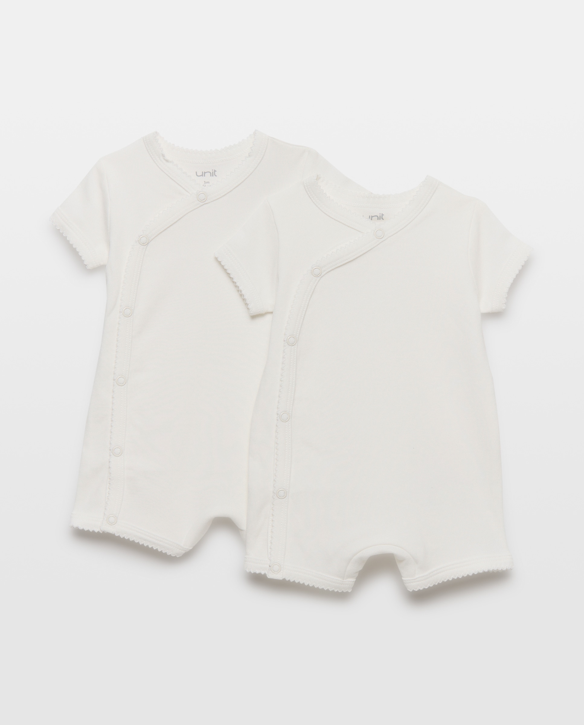 Imagen 0 de Pack 2  pijamas de bebé manga corta cruzado