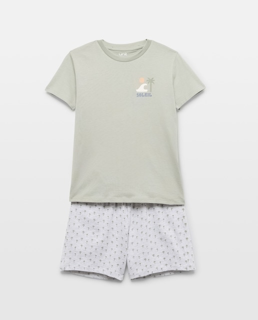 Imagen 0 de Pijama de niño estampado corto