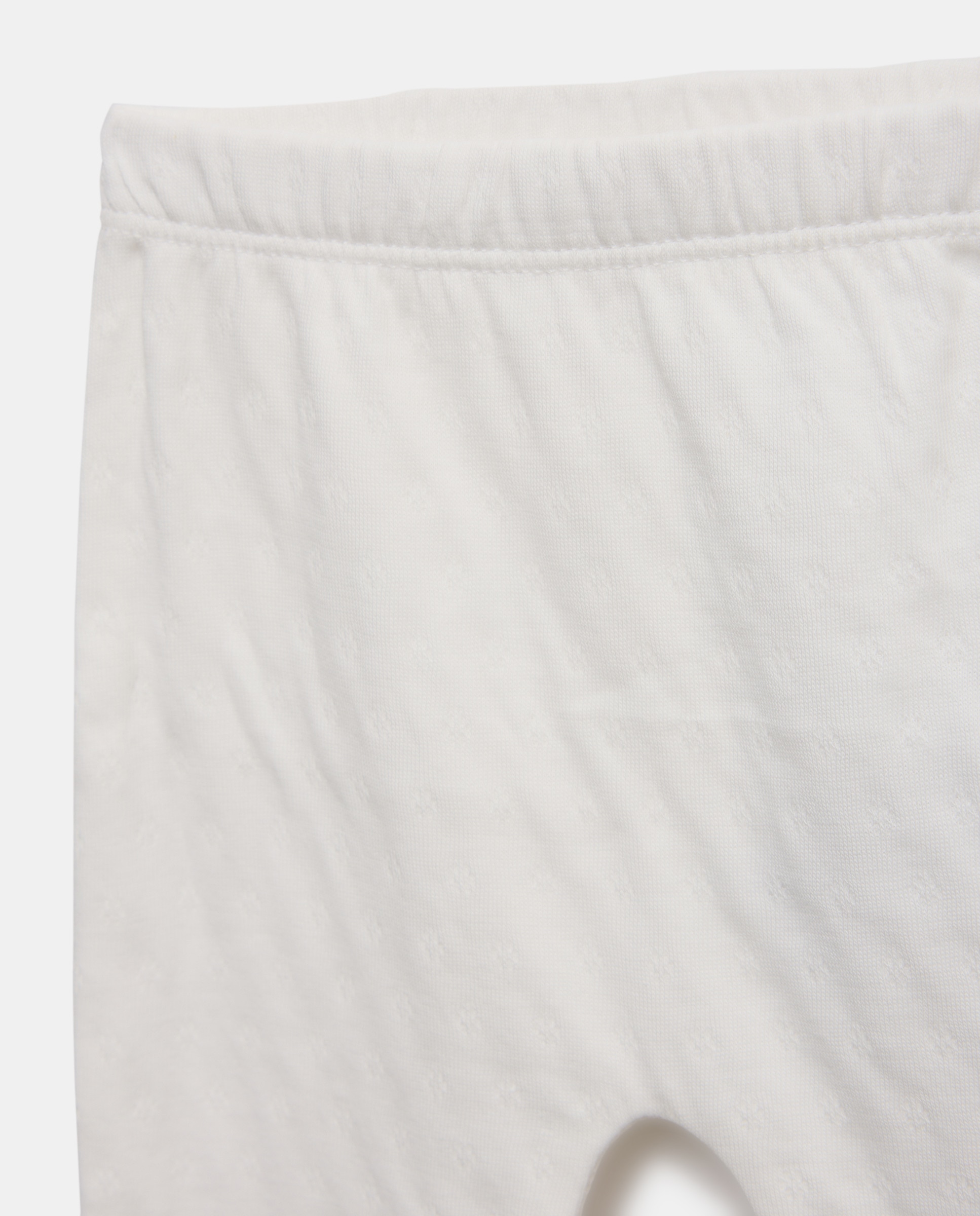 Pijama 2 piezas de bebé calados Blanco roto-3
