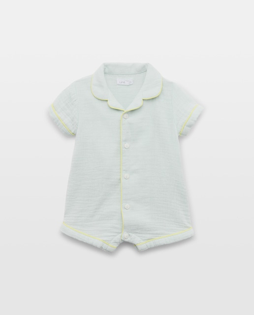 Imagen 0 de Pijama de bebé de gasa corto