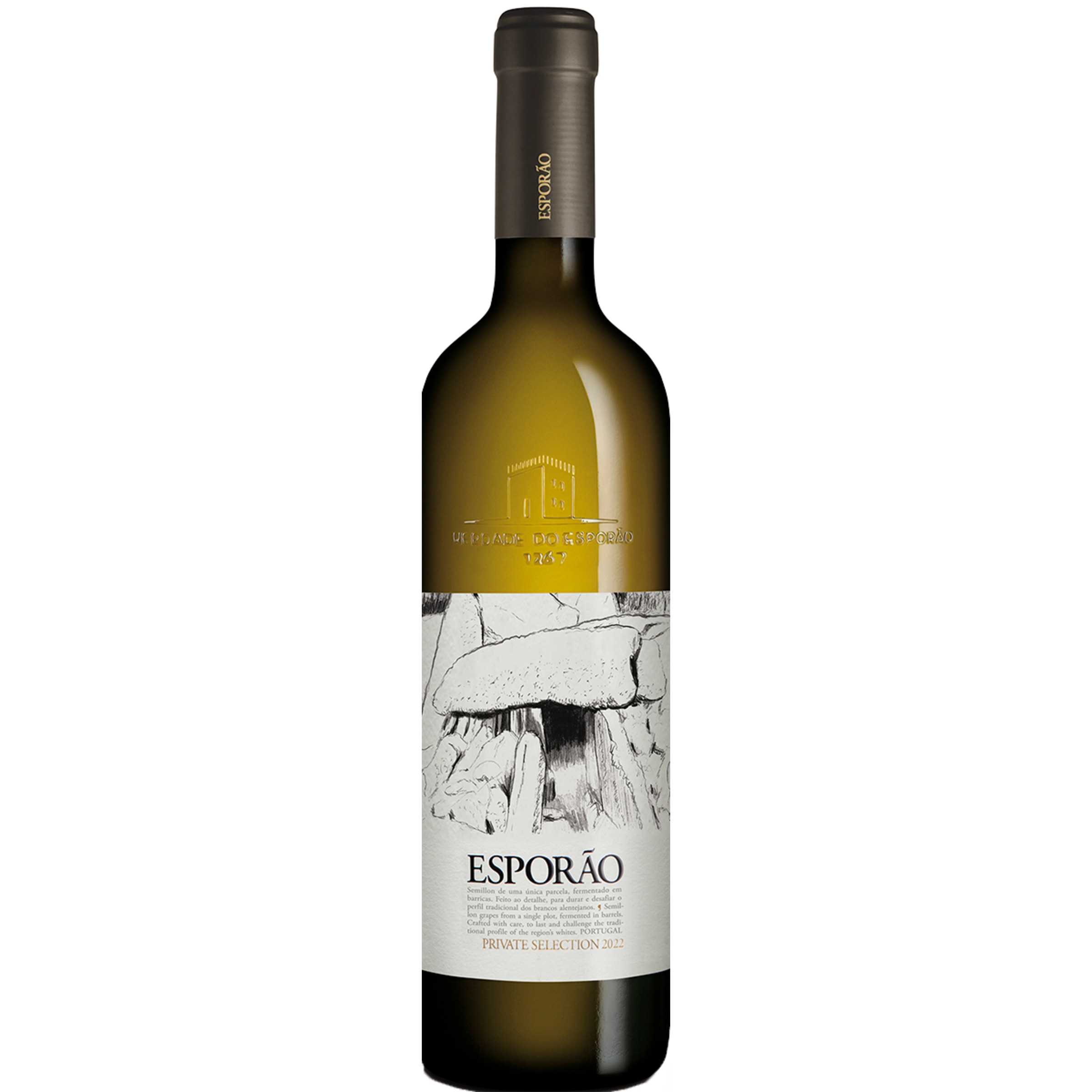 Vinho Branco Alentejano Private Select garrafa 75 cl