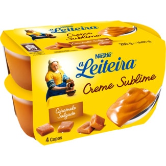 Creme de Caramelo Pack 4 unidades embalagem 65 g - A Leiteira