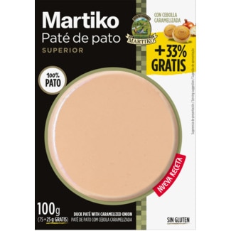 Paté de Pato Superior com Cebola Caramelizada embalagem 75 g - Martiko