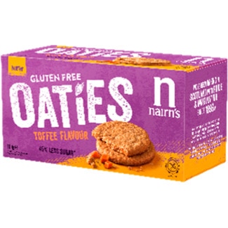 Bolachas Toffee sem Glúten embalagem 160 g - Nairn's