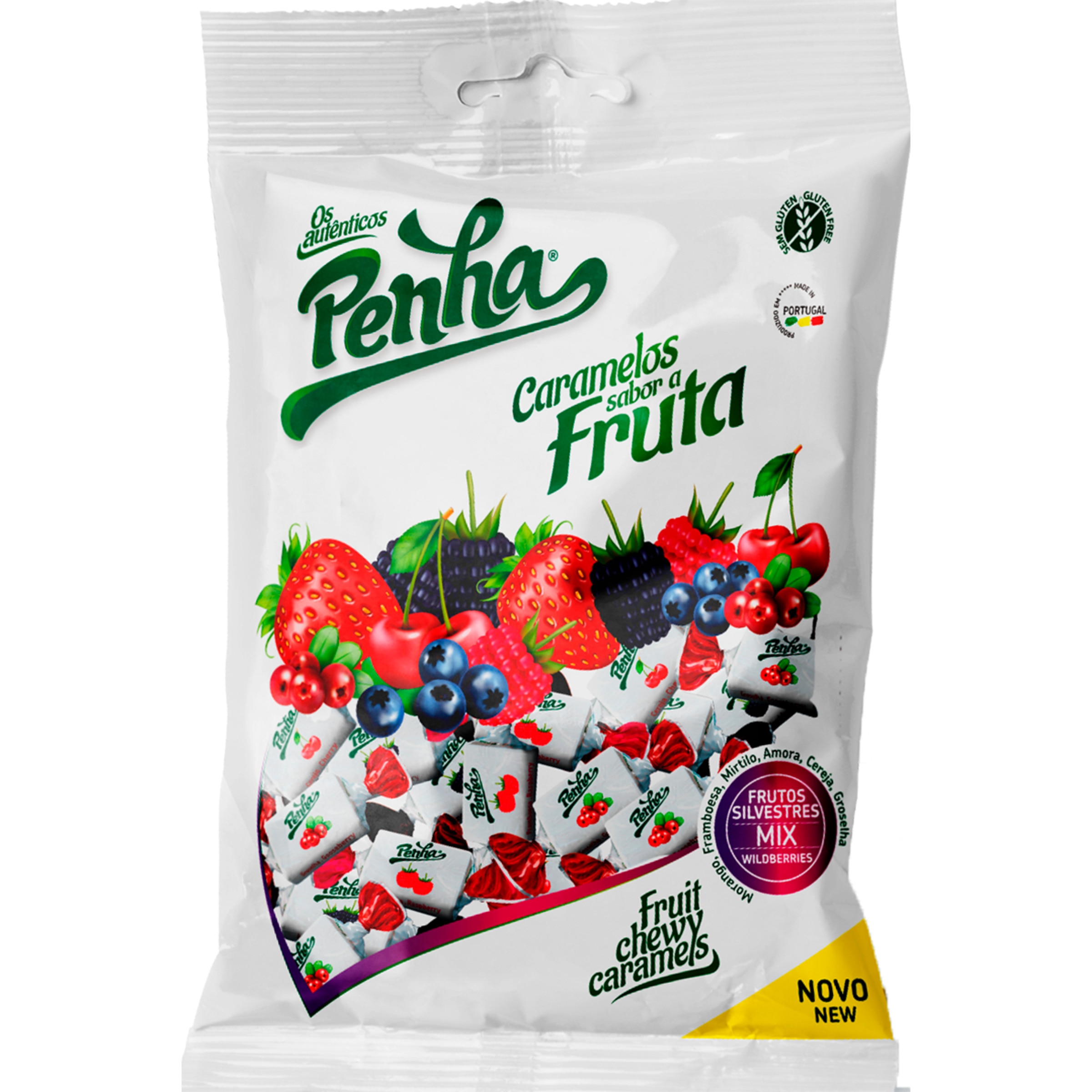 Caramelos de Frutos Silvestres embalagem 250 g