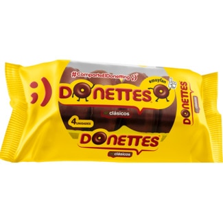 Bolo de Chocolate 4 unidades embalagem 76 g - Donettes