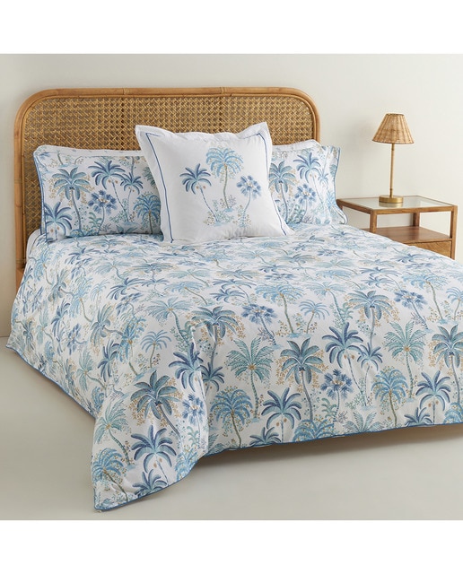 Imagen 0 de Juego de funda nórdica algodón Palmeras El Corte Inglés