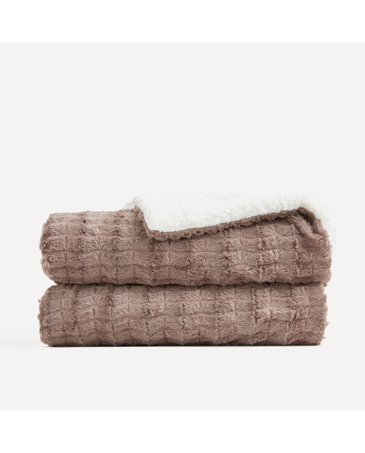 Imagen 0 de Manta decorativa pelo Sherpa El Corte Inglés