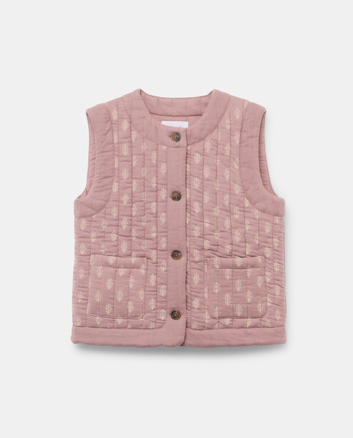 Imagen 0 de Chaleco niña acolchado estampado