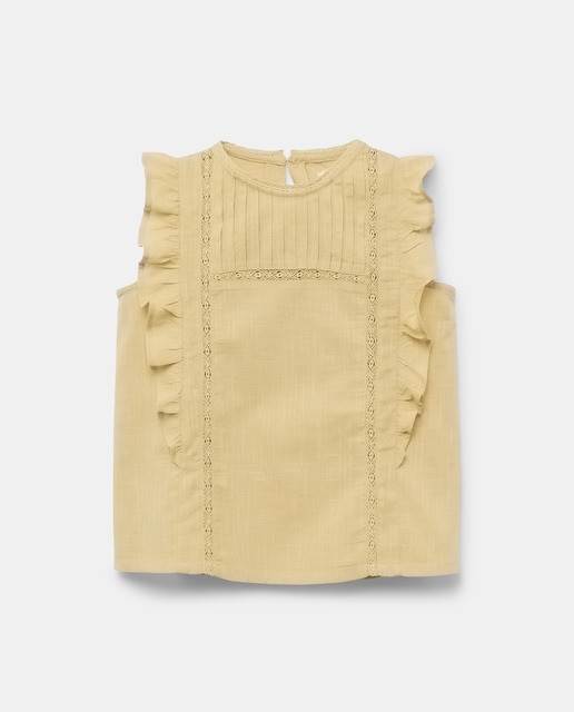 Imagen 0 de Blusa niña con jaretas