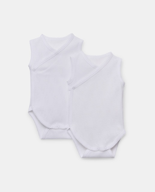 Imagem 0 de Pack de 2 Bodies de Natal de Bebé sem Mangas e com Rendilhados