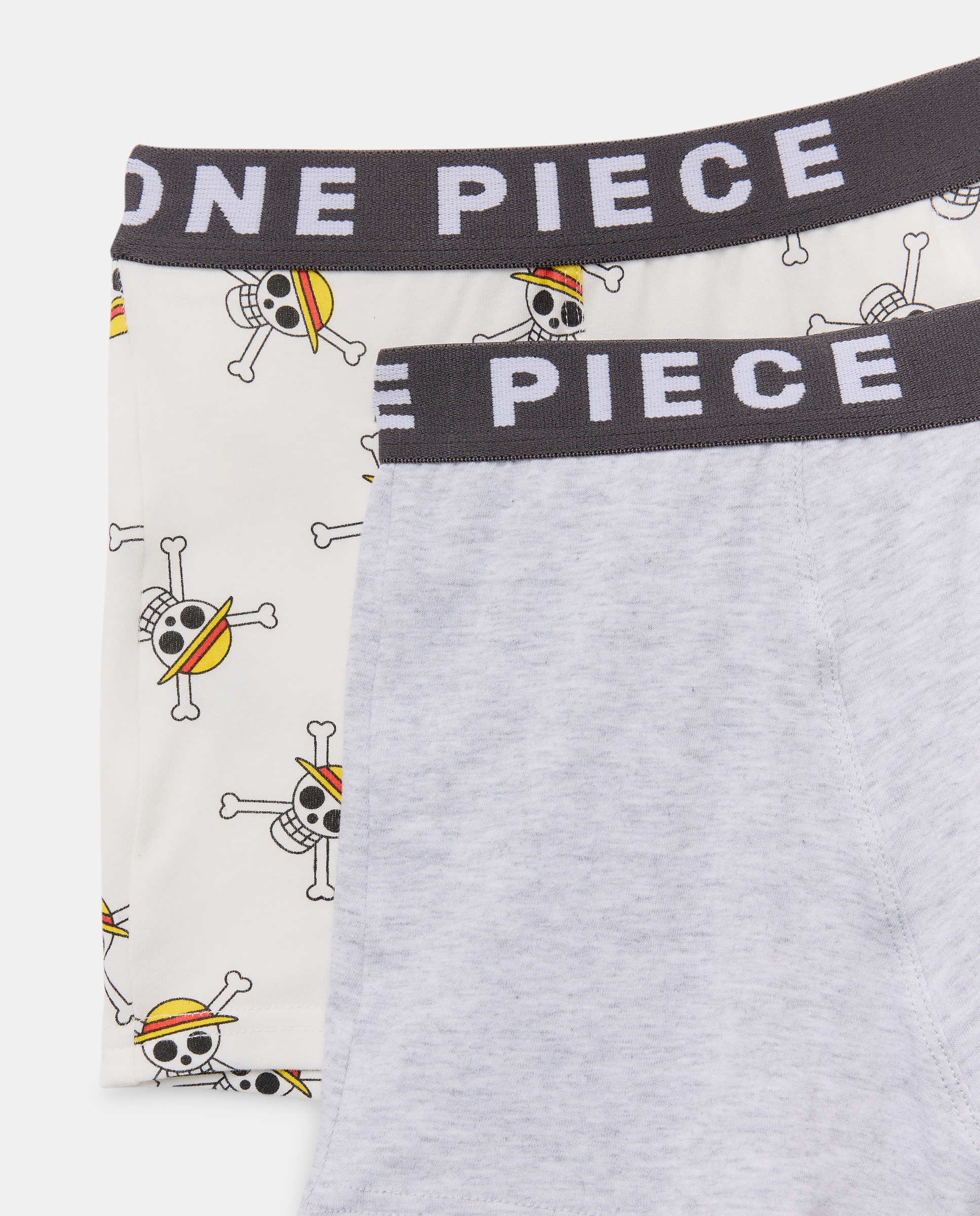 Pack de Dois Boxers One Piece Cinzento-2