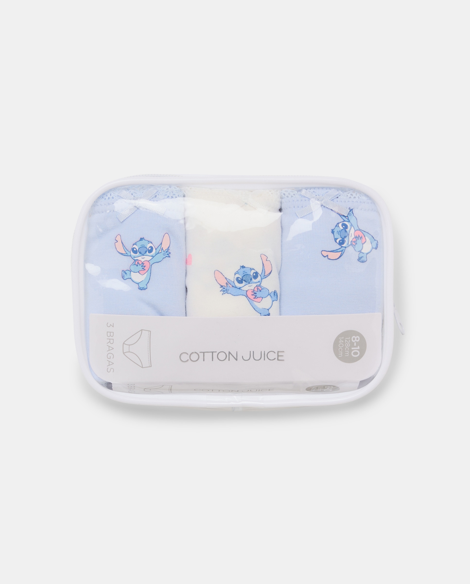Pack de 3 Cuecas com Estampado Lilo & Stitch Multicolor-4