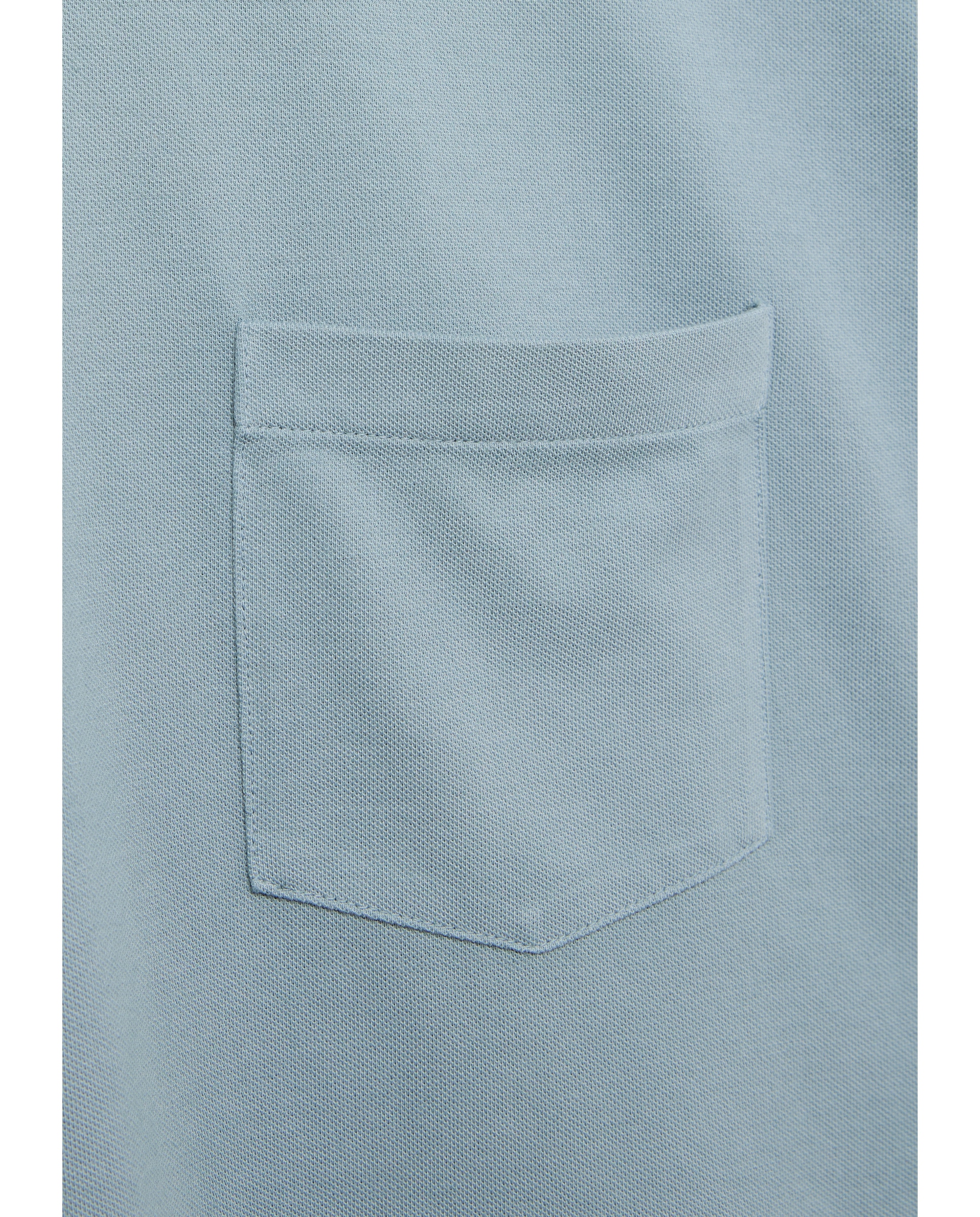 T-shirt de Manga Curta em Jersey Garment Dye Azul-5