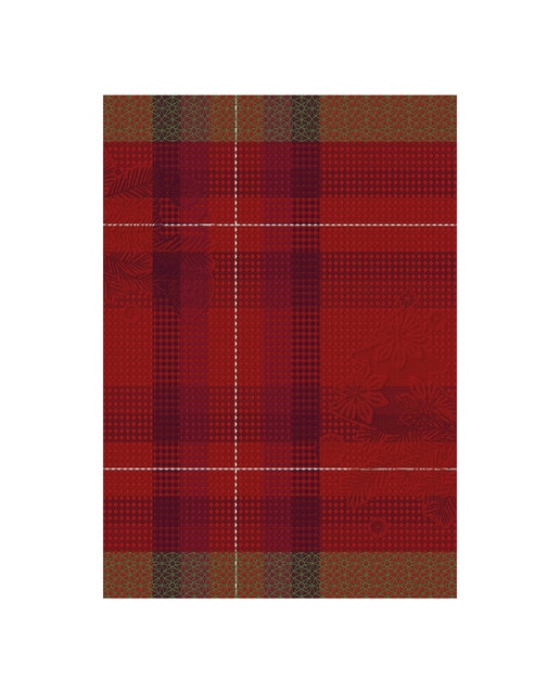 Imagen 0 de Paño de cocina sarga de algodón peinado Hiver Ecosse Le Jacquard Fraçais