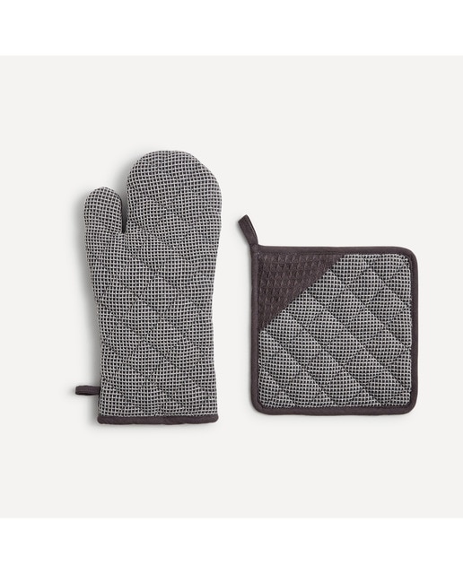 Imagen 0 de Set manopla y agarrador algodón Waffle Room - El Corte Inglés