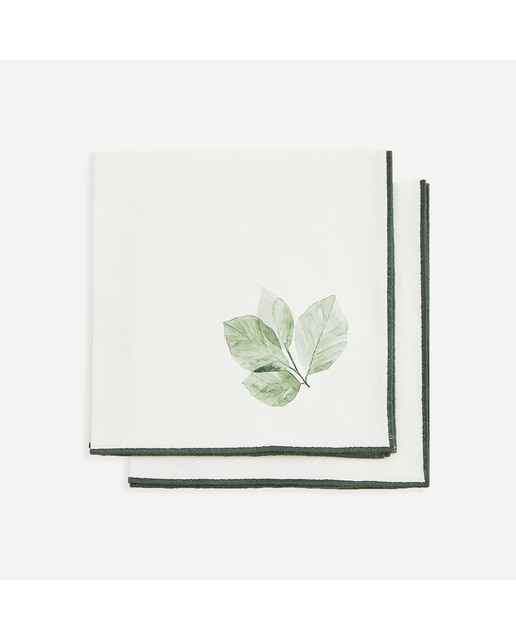 Imagen 0 de Set 2 servilletas algodón Woods El Corte Inglés