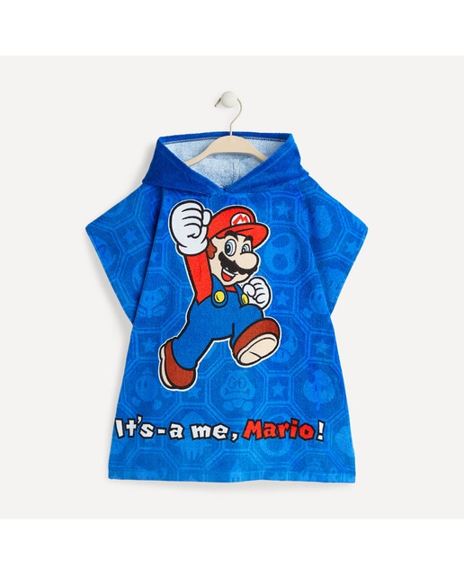 Imagen 0 de Poncho de playa infantil Super Mario B Nintendo
