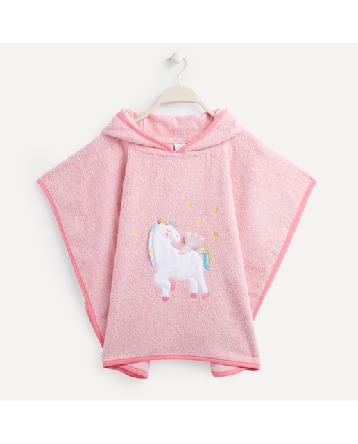 Imagen 0 de Poncho infantil con capucha algodón 360 gr/m2 Unicornio Mini Home - El Corte Inglés