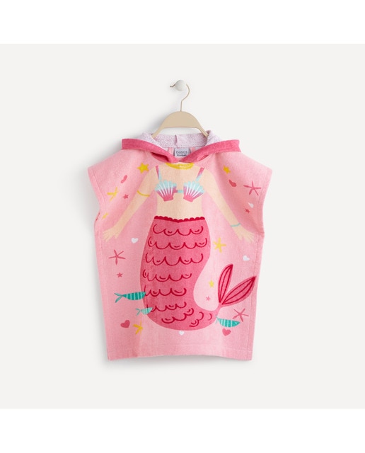 Imagen 0 de Poncho de playa infantil Sirena Basics El Corte Inglés