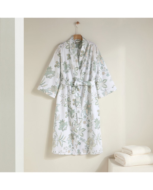 Imagen 0 de Albornoz kimono algodón satén Verona El Corte Inglés
