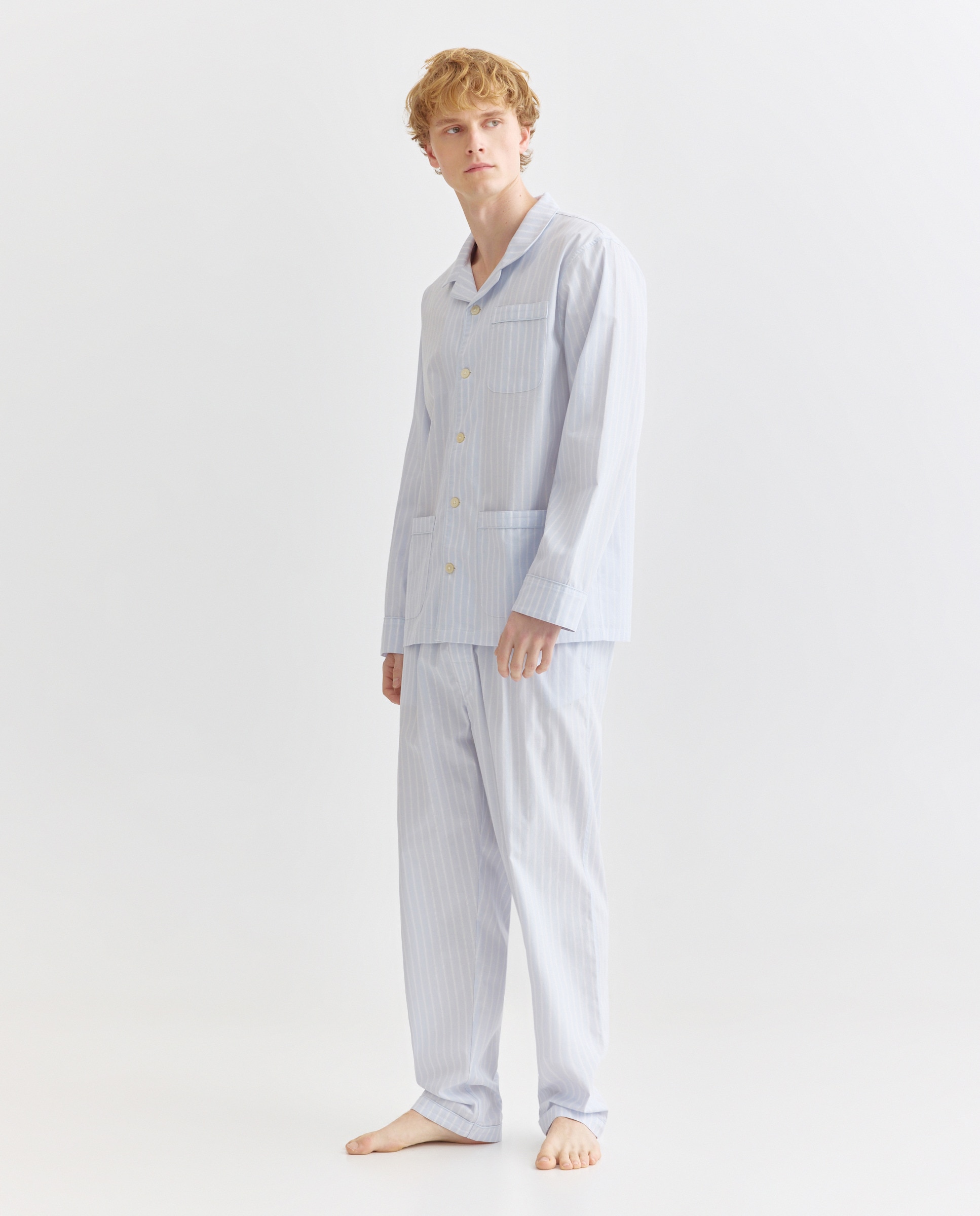 Imagen 0 de Pijama hombre algodón rayas
