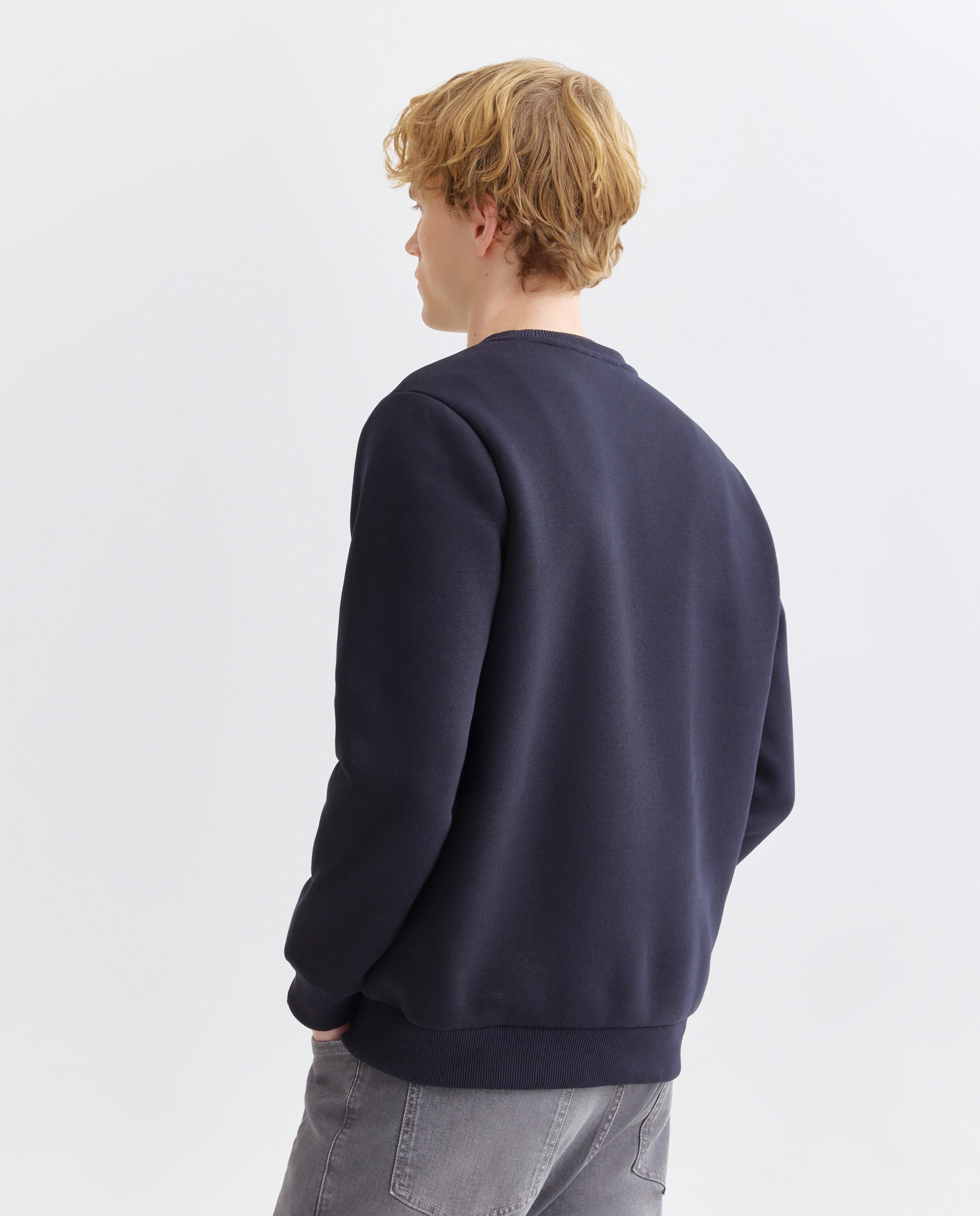 Sudadera de hombre cuello caja SOLDADITOS Azul marino-3