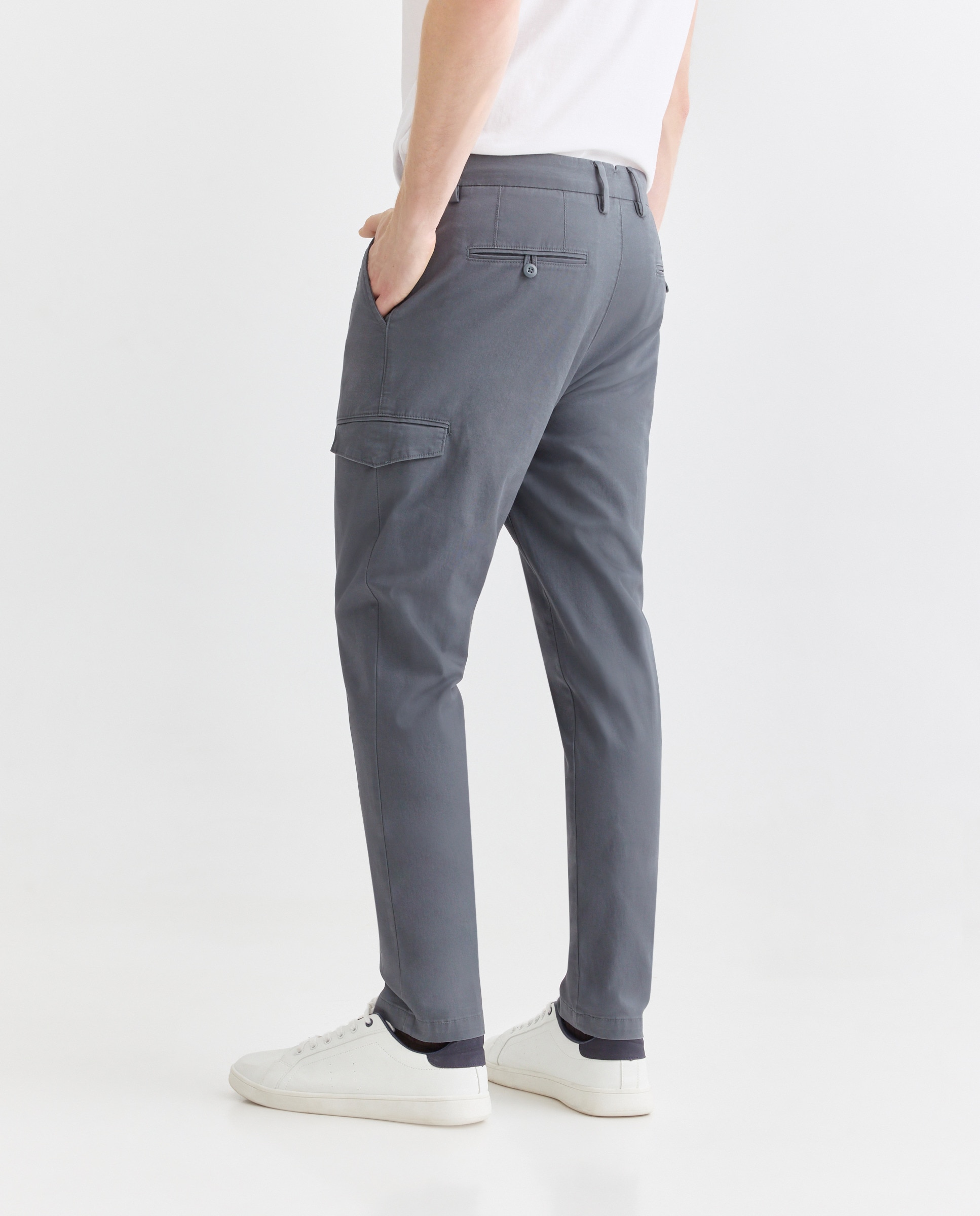 Pantalón hombre cargo 430 Azul oscuro-3