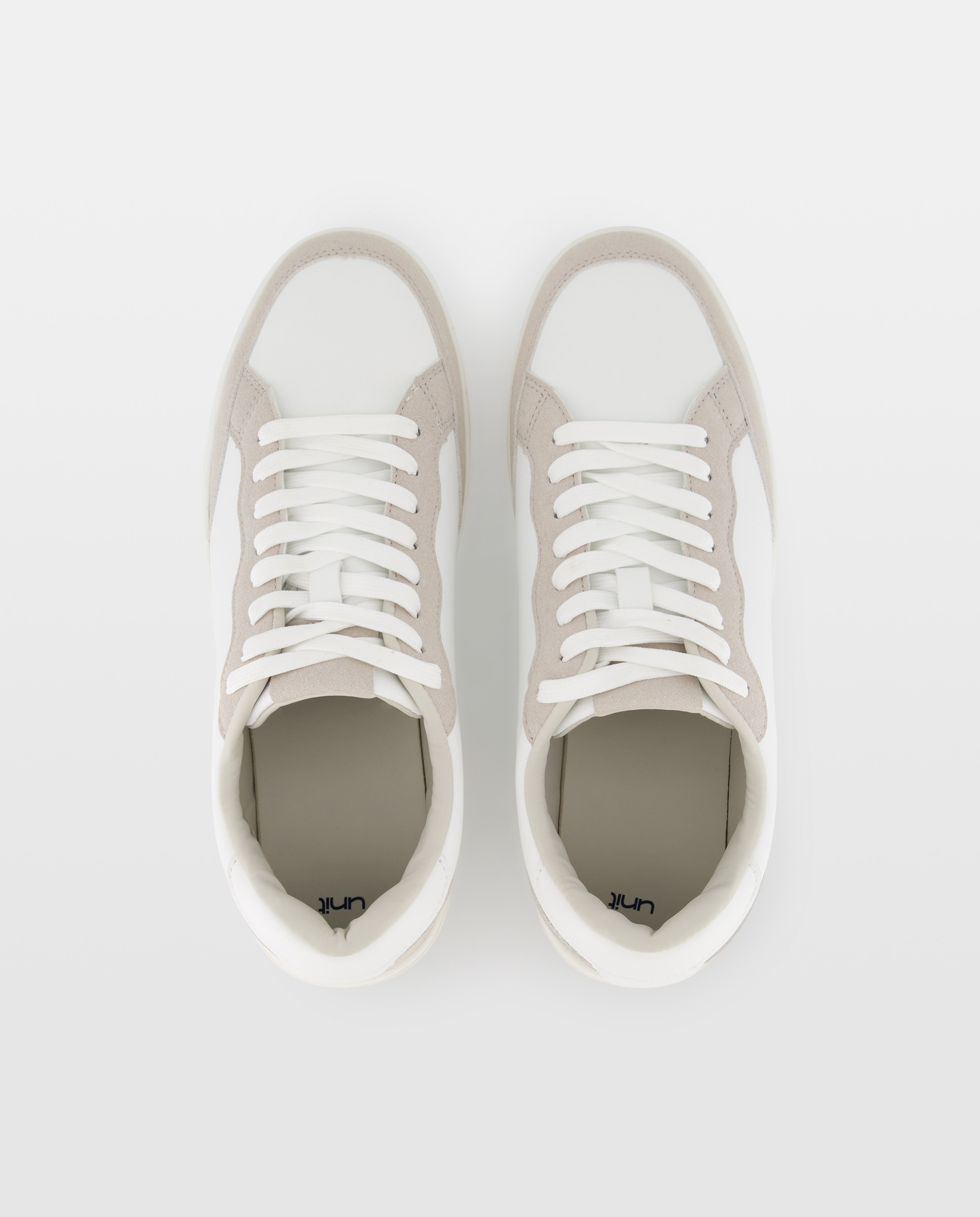 Deportivo casual cordones con piso de goma Blanco-4