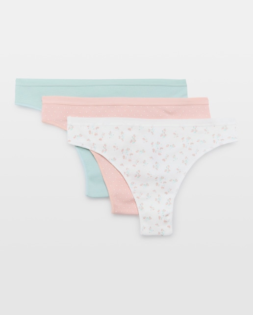 Imagem 0 de Pack de 3 Tangas com Estampado Floral