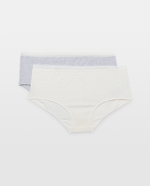 Imagem 0 de Pack de 2 Culottes com Detalhe de Elástico